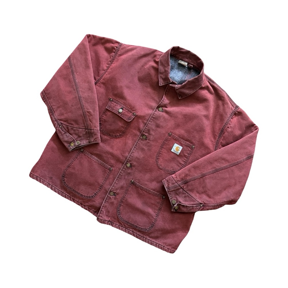 Vintage 90s Made in USA Carhartt Chore Jacket (CB153)